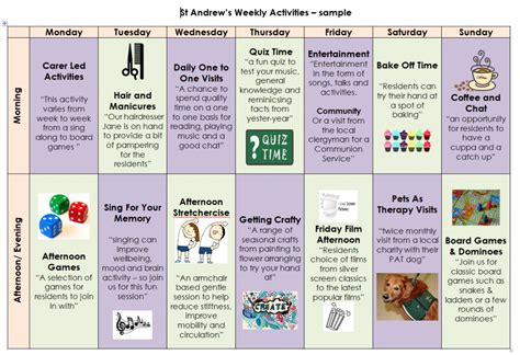 Care Home Activities At St Andrews Care Home Offer A Varied Programme
