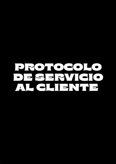 Calam O Protocolo Servicio Al Cliente Superete Xxxx