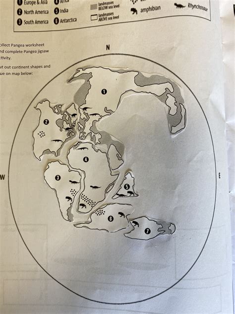 Pangaea Puzzle Printable