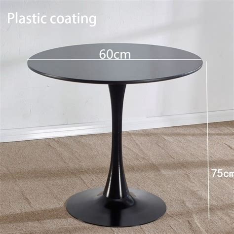 Modern Coffee Table Nordic Round Wood Eames Table Dining Meja Bulat