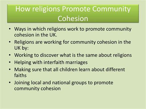 PPT Community Cohesion Revision PowerPoint Presentation Free