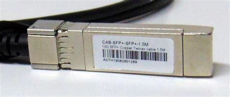 CABO DAC 10G SFP 1 5M CONEXÃO DIRETA 10GB MIKROTIK UBNT MEGA SMART