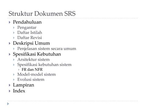 PPT Functional Requirements FR Dan Non Functional Requirements NFR