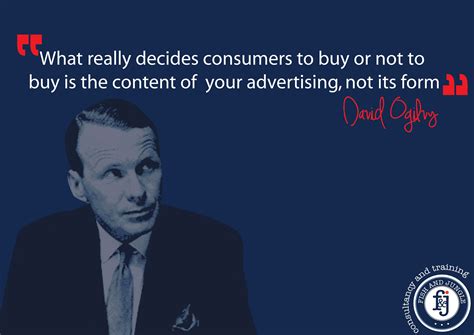 "What really decides consumers to buy or not to buy is the content of