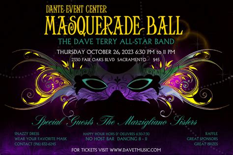 Masquerade Ball Dante Event Center