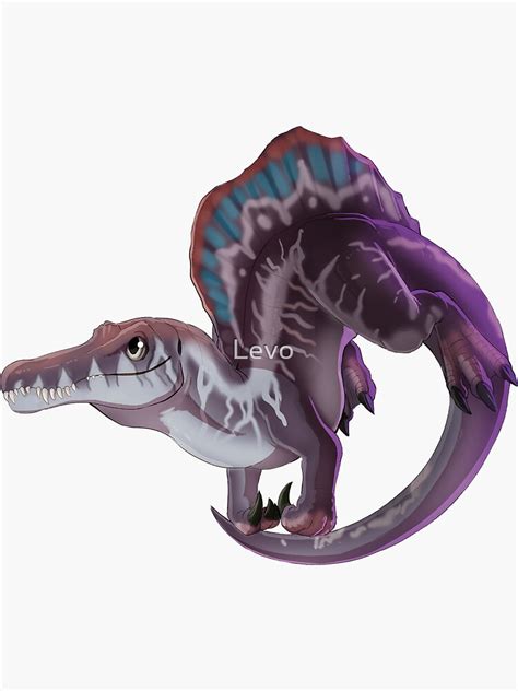 Spinosaurus Sticker For Sale By Levo Redbubble