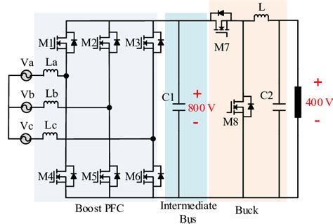 Conventional Three Phase Universal AC Input Cascaded Boost Followed By