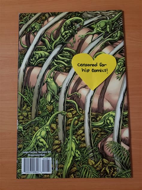 Jungle Fantasy Survivors 4 Wraparound Nude Variant Comic Books