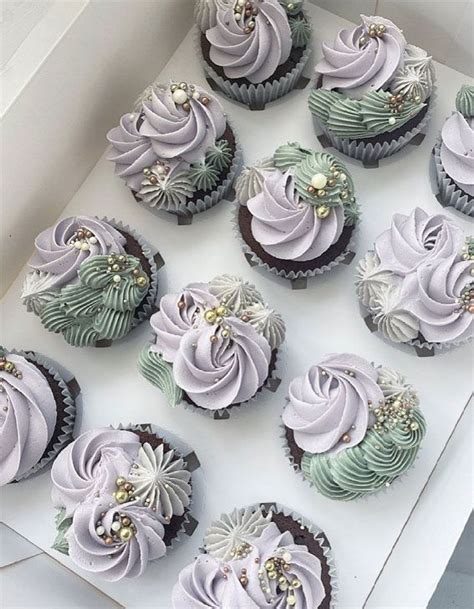 Cupcake Ideas Almost Too Cute To Eat Soft Sage Lavender Cupcakes