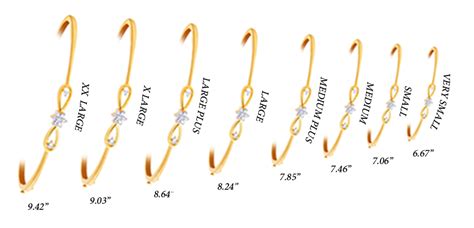 Online Bangle Size Guide Carats Jewellers And Gemmologists