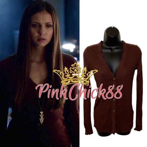 Aso Elena Gilbert Vampire Diaries Vince Cardigan Size Gem