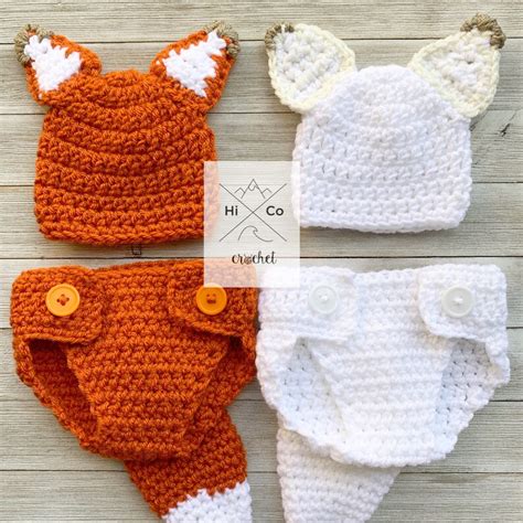 Fox Baby Set Baby Fox Costume Halloween Foxy Baby Set - Etsy