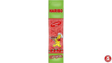 סוכריות גומי ספגטי בטעם תות HARIBO SPAGHETTI FIZZ STRAWBERRY הינשוף