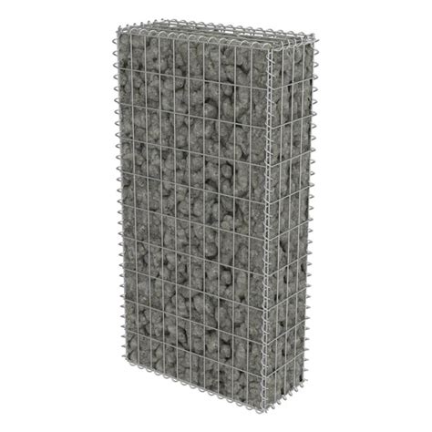 2x1x1m 50x100mm Aperture Galvanized Welded Gabion Wall Gabion Wire Mesh Basket Stone Cage