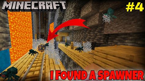 I Found A Mineshaft With Spawner Minecraft Survival Youtube