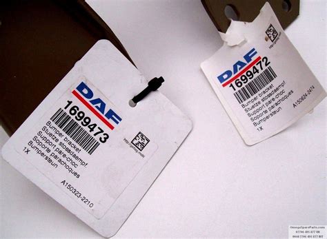 1699473 Fits DAF LF Bumper Brackets