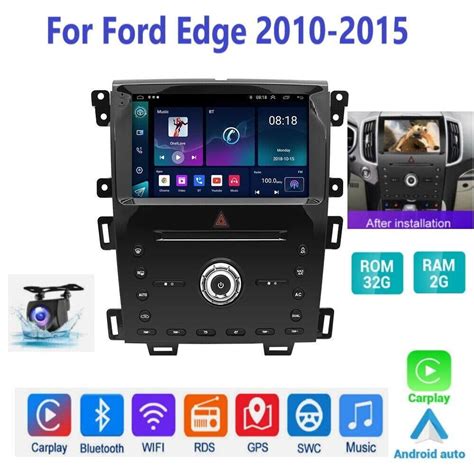 Ispchen Car Stereo Radio For 2010 2015 Ford Edge Android 13 Car