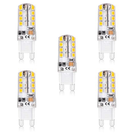 5 stücke 5 watt led bi pin mais glühbirne 300 lm g9 t 32 led perlen smd