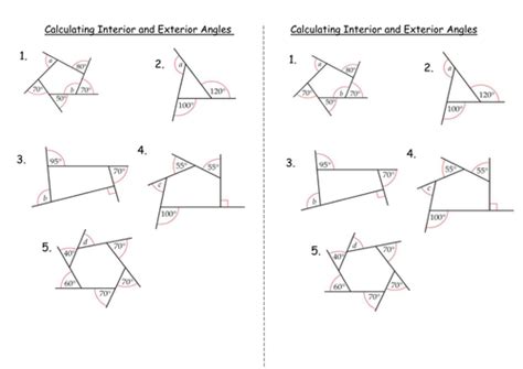 Interior And Exterior Angles Of Polygons By Clairelogan100 Teaching