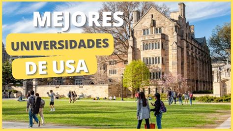 CuÁles Son Las Mejores Universidades De Estados Unidos Youtube