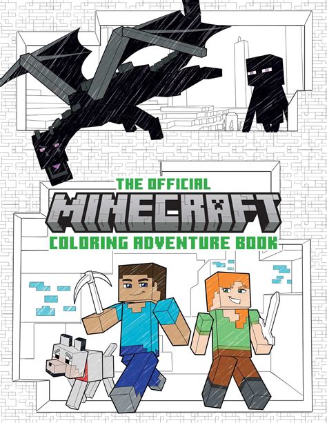 The Official Minecraft Coloring Adventures Book: Create, Explore, Color ...