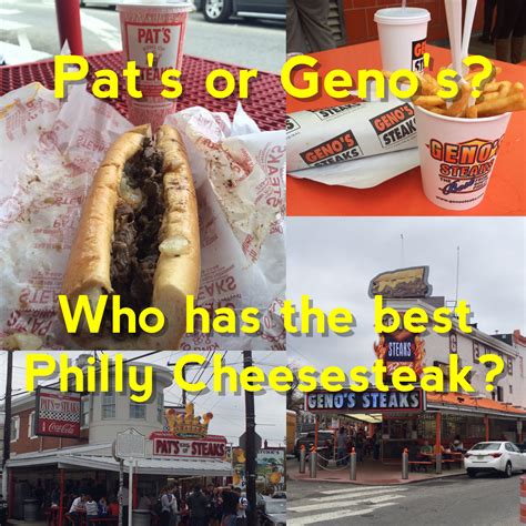 Pats or Geno's? Who Has the Best Philly Cheesesteak? - Mags On The Move