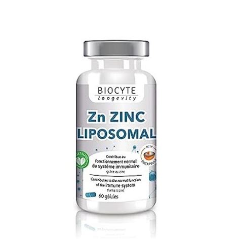 Zinc Liposome Complement Alimentaire Defenses Naturelles Et Beaute De