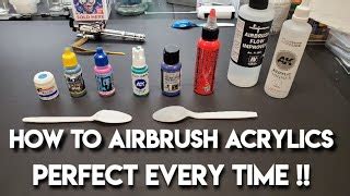 Updated How To Airbrush Vallejo Model Air