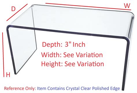 T Z Tagz Any 3 Inch Deep Clear Acrylic Riser Display Stands New 2 Pack