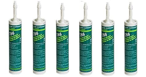 Dow Corning 786 Translucent White Silicone Rtv Sealant 6 Pack