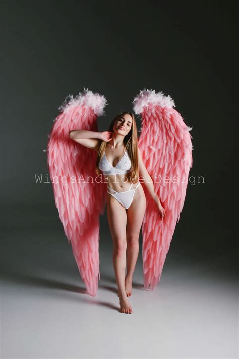 Pink Angel Wings, Light Pink Angel Wings, Wedding Wings, Victoria ...