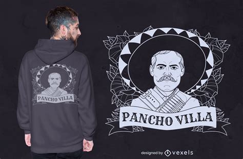 Descarga Vector De Diseño De Camiseta Pancho Villa