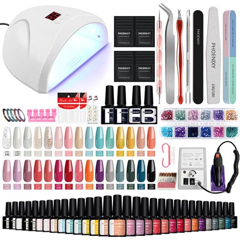 Kit Completo De Esmaltes En Gel Para U As Barniz Semipermanente Para