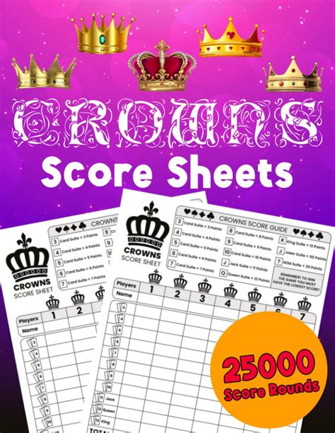 Buy Five Crowns Score Sheets 8 5 X 11 Inches 5 Crowns Card Game Score