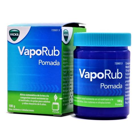 Vaporub Pomada 100g Farmacia Oviedo O3Farma