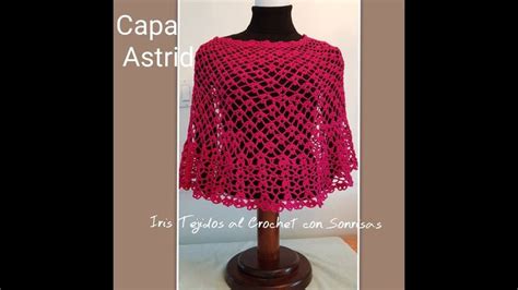 CAPA ASTRID PUNTO PETALOS A CROCHET PARTE DE MI CREATIVIDAD Patrones