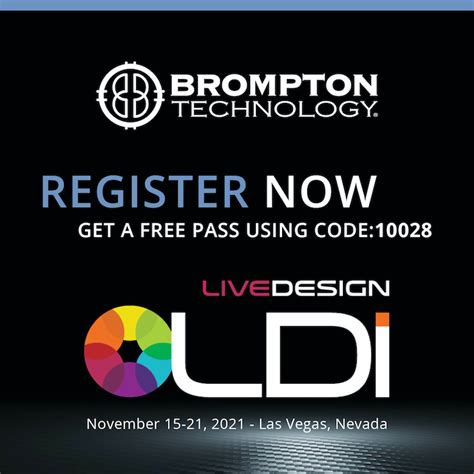 Brompton Technology Highlights Hdr At Ldi 2021 Live Design Online