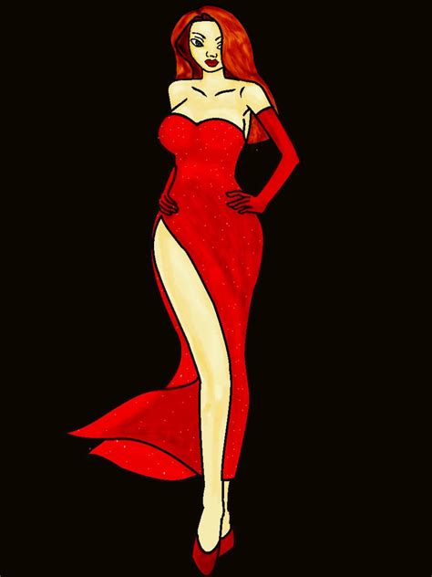 Jessica Rabbit Colored By Sheep Scribbles On Deviantart