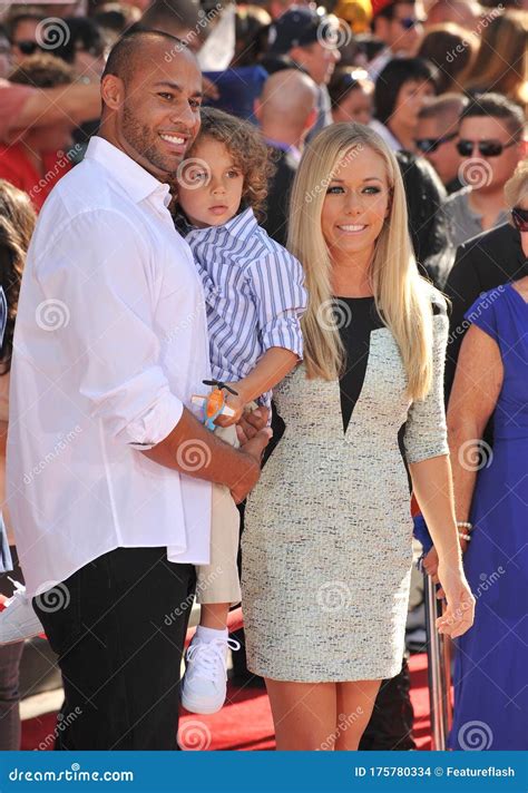 Kendra Wilkinson Baskett And Hank Baskett Iii Editorial Stock Image