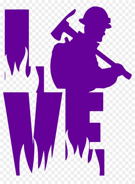 Firefighter Silhouette Svg