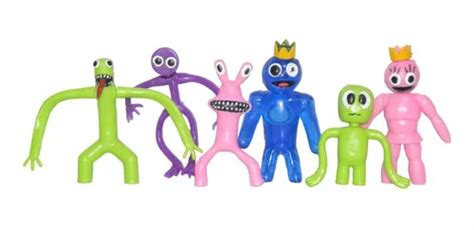 Muñecos Figuras 6 Personajes Rainbow Friends Envío gratis