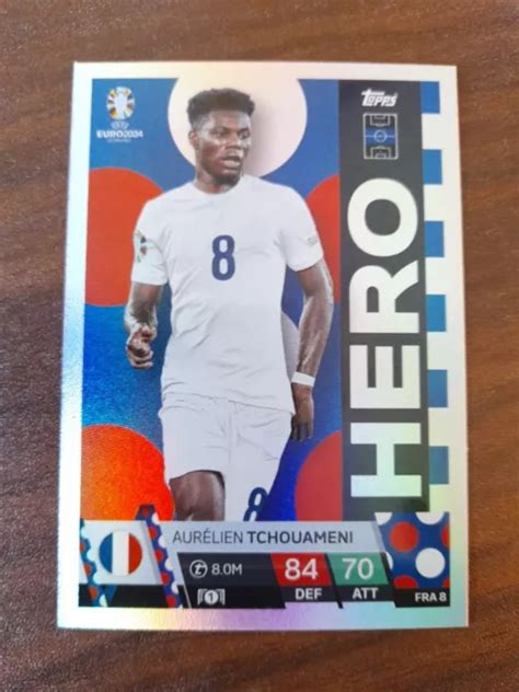 Topps Euro Sammelkarte Aurelien Tchouameni Eur Picclick De