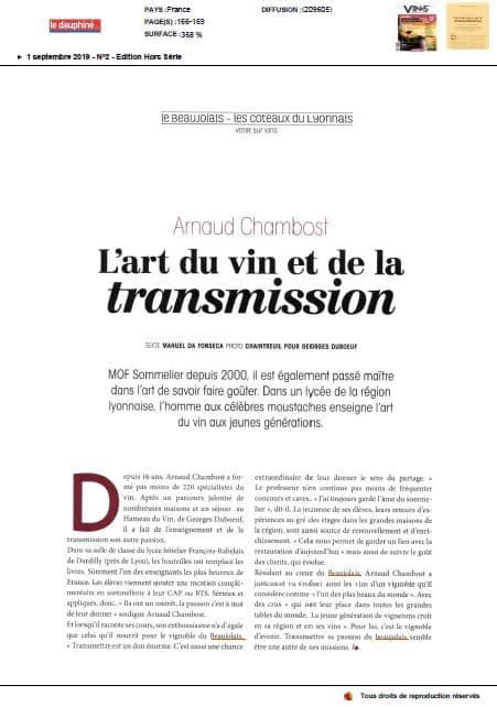 Revue De Presse Domaine Cheysson