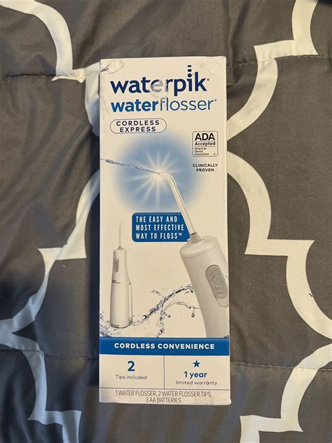 Waterpik Wf 02w011 Cordless Express Water Flosser 73950199742 Ebay