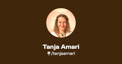 Tanja Amari Instagram Facebook TikTok Linktree