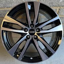 Audi OEM 5 Double Spoke Gloss Black Diamond Cut Archives MMTAR