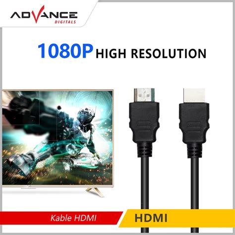 Jual Advance Kabel Hdmi To Hdmi Meter Full Hd P Support Set Top