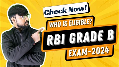 RBI GRADE B 2024 Eligibility Criteria For RBI Grade B Exam RBI