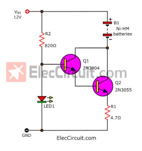 Constant Current Circuit Using Transistors Eleccircuit