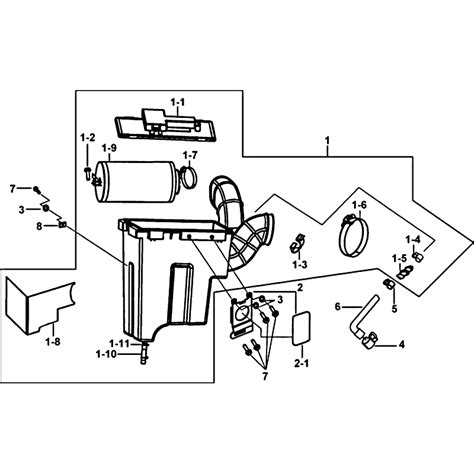 Vue Eclatee Piece Ensemble Filtre A Air Tgb Farm Eps